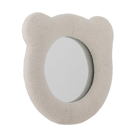 Bloomingville MINI Baily Wall Mirror, White, Polyester