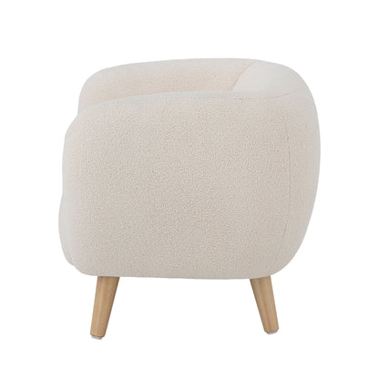 Bloomingville MINI Cade Chair, White, Polyester