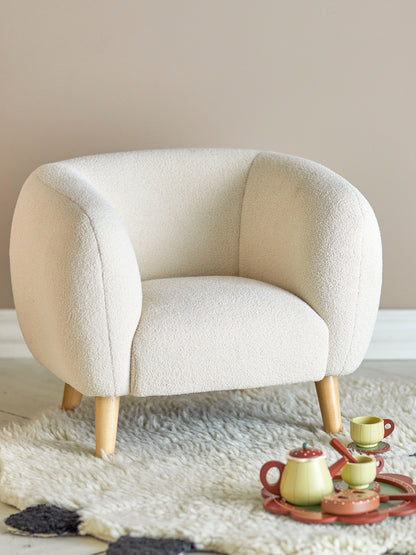 Bloomingville MINI Cade Chair, White, Polyester