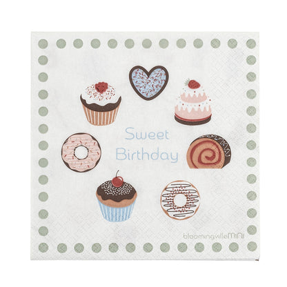 Bloomingville MINI Sweets Napkin, Rose, FSC® Mix, Paper