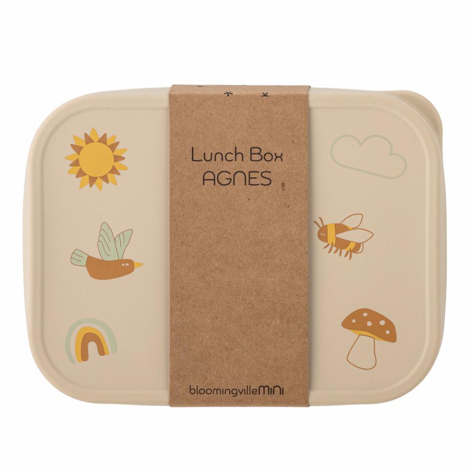 Agnes Lunch Box, Nature, Stainless Steel