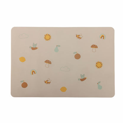 Agnes Placemat, Nature, Silicone