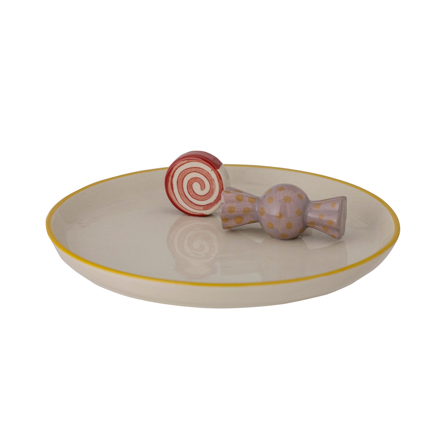 Bloomingville MINI Mylie Plate, Nature, Stoneware