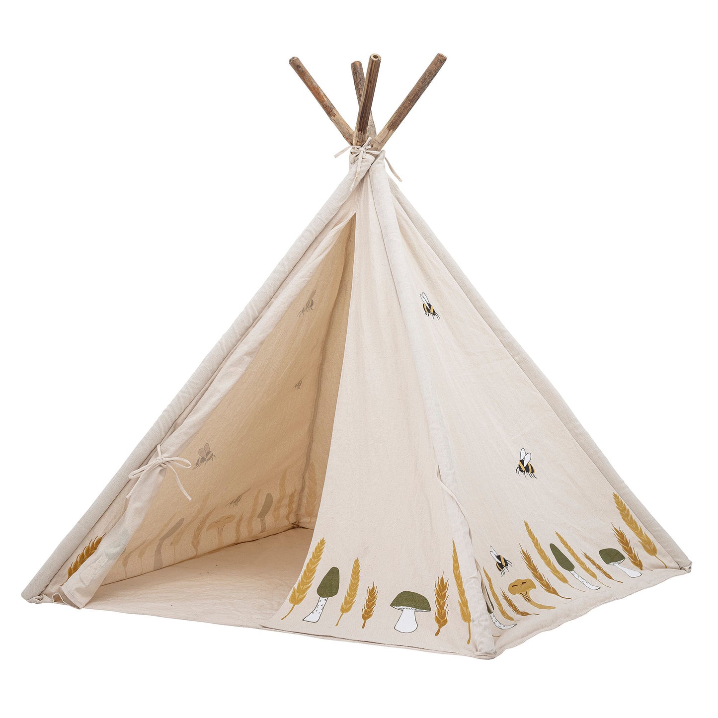 Bloomingville MINI Millo Children's Tipi, Nature, Cotton