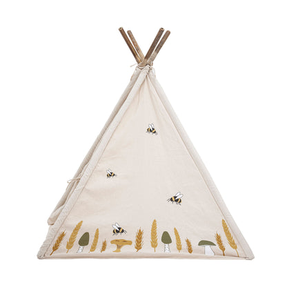 Bloomingville MINI Millo Children's Tipi, Nature, Cotton