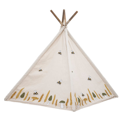 Bloomingville MINI Millo Children's Tipi, Nature, Cotton