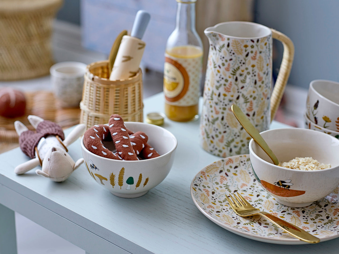 Bloomingville MINI Harvest Bowl, Nature, Stoneware