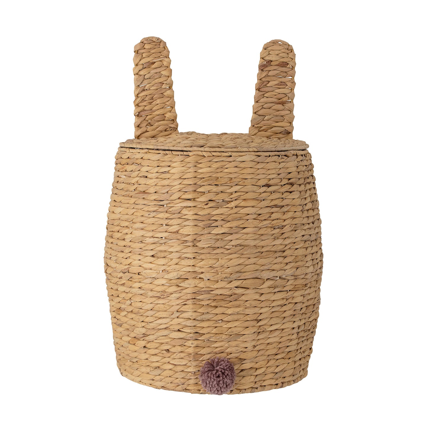 Bloomingville MINI Nelle Basket w/Lid, Nature, Water Hyacinth