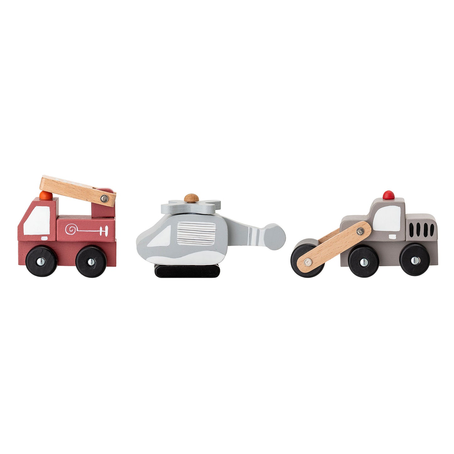 Bloomingville MINI Ariston Toy Car, Grey, MDF