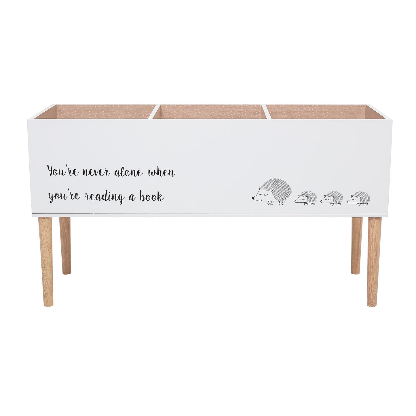 Bloomingville MINI Salam Book Stand, White, MDF