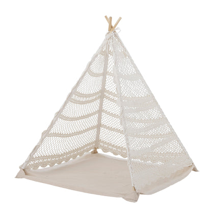 Bloomingville MINI Herle Childrenïs Tipi, Nature, Cotton