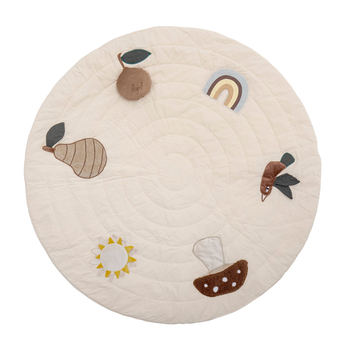 Bloomingville MINI Agnes Play Mat, White, Cotton