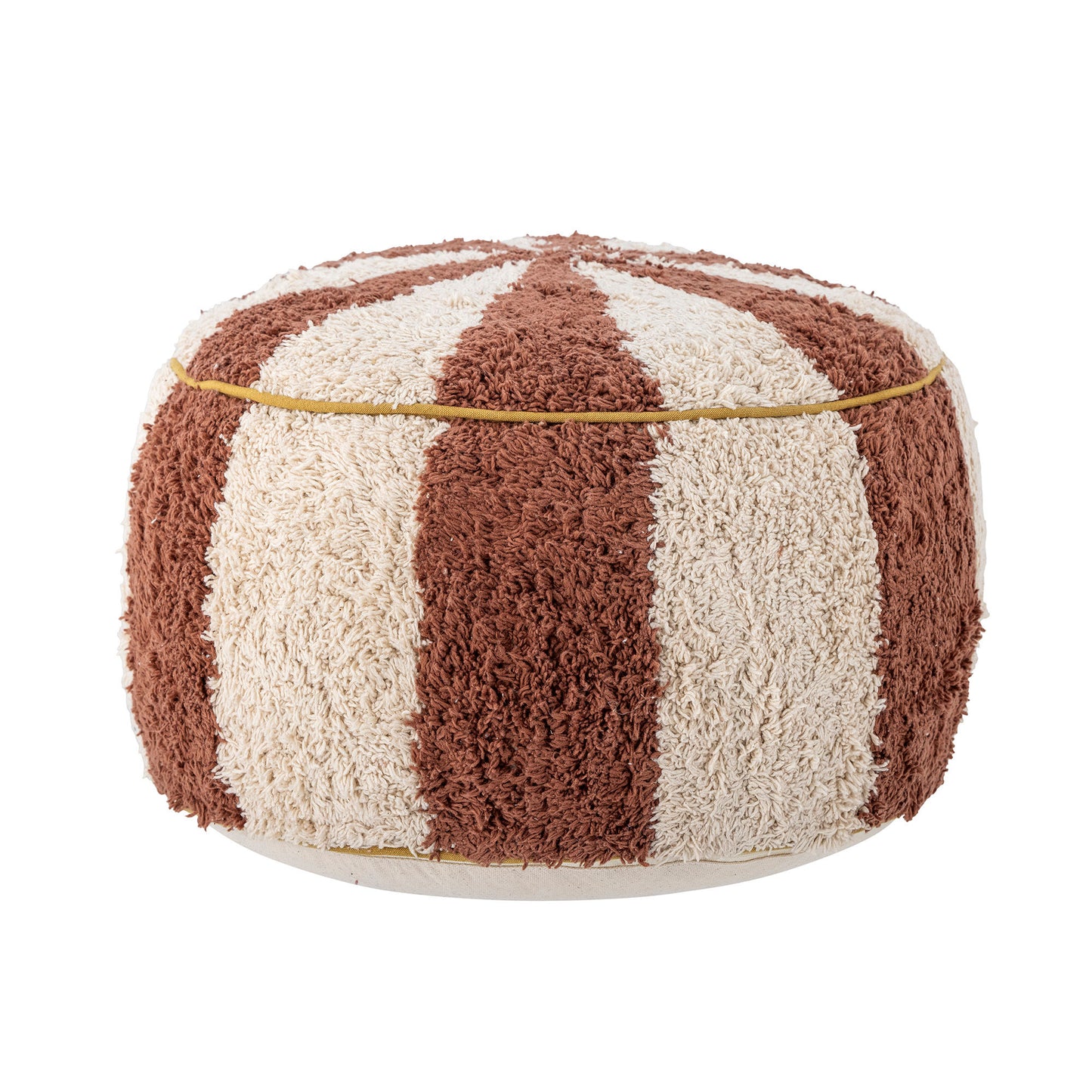 Bloomingville MINI Charoline Pouf, Brown, Cotton