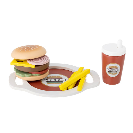 Bloomingville MINI Jools Play Set, Food, Brown, FSC®100%, MDF