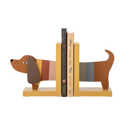 Bloomingville MINI Charlie Bookend, Yellow, FSC®100%, MDF