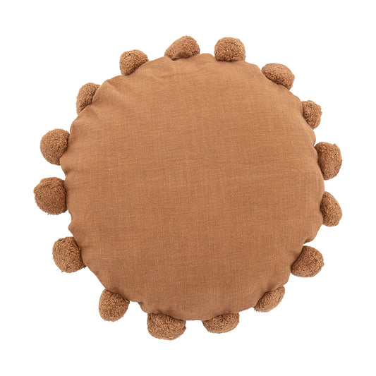 Bloomingville MINI Isobell Cushion, Brown, Cotton