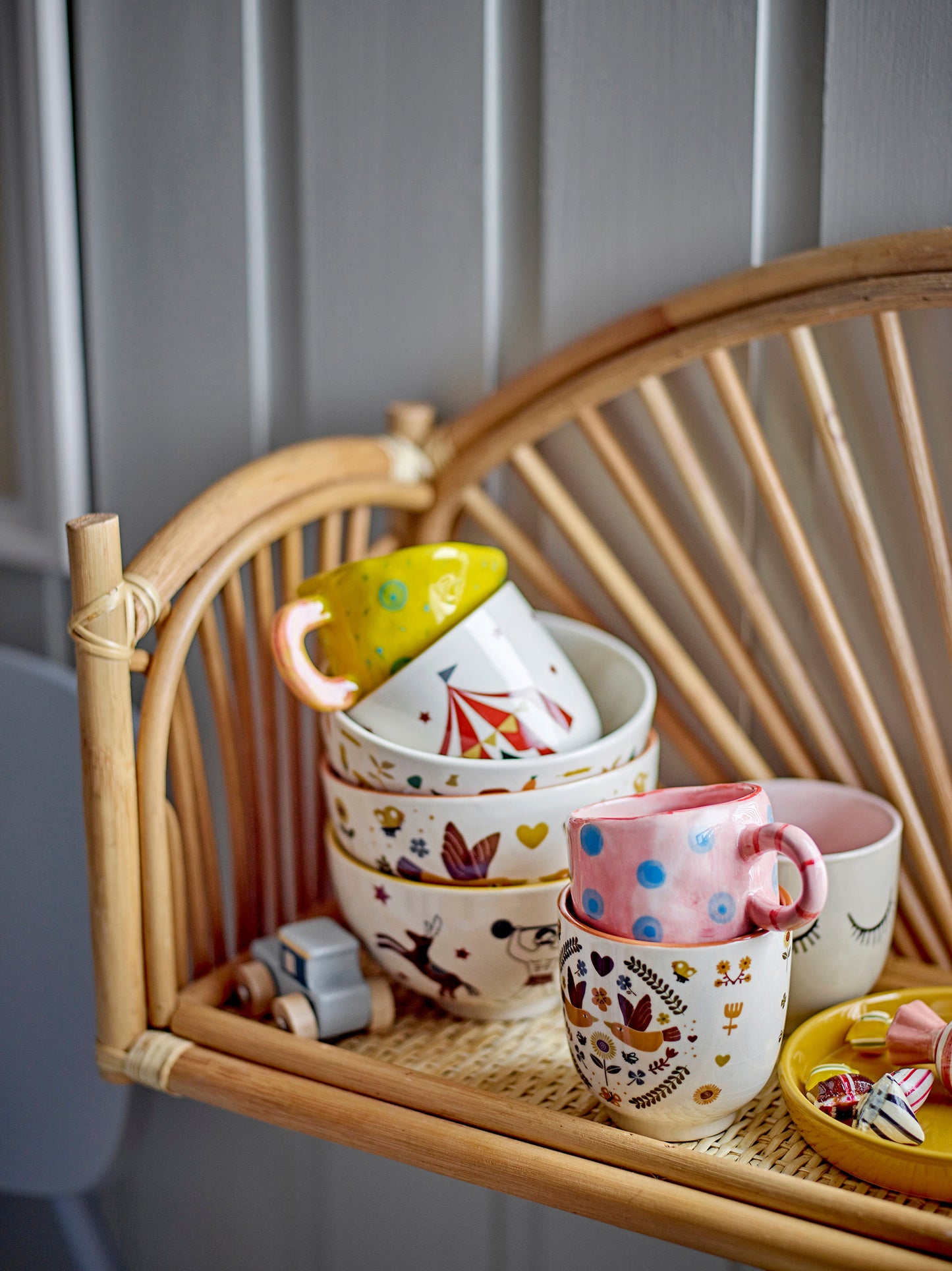 Bloomingville MINI Nini Cup, Yellow, Stoneware