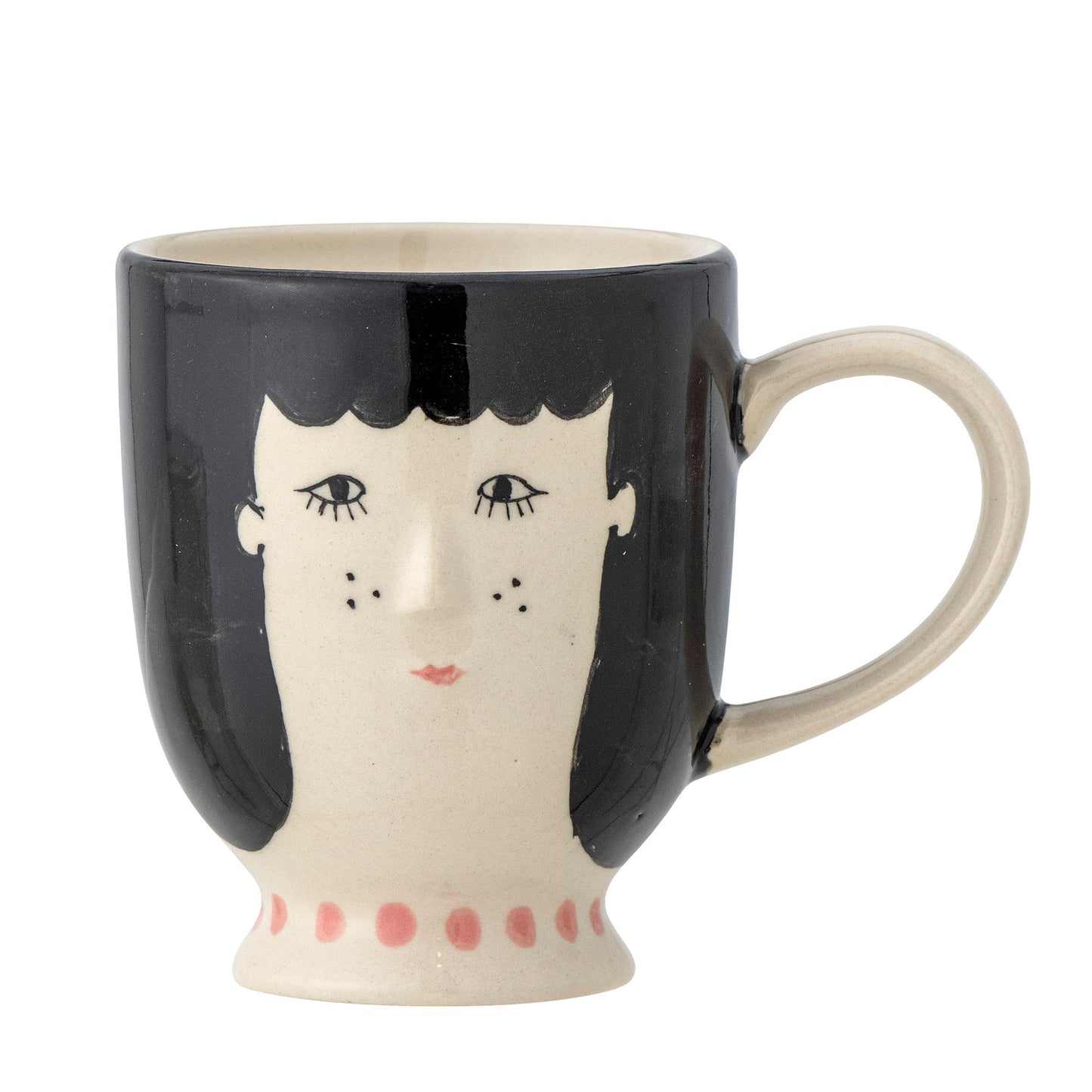 Bloomingville MINI Carolin Cup, Black, Stoneware