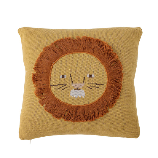 Bloomingville MINI Harrison Cushion, Yellow, Cotton OEKO-TEX®