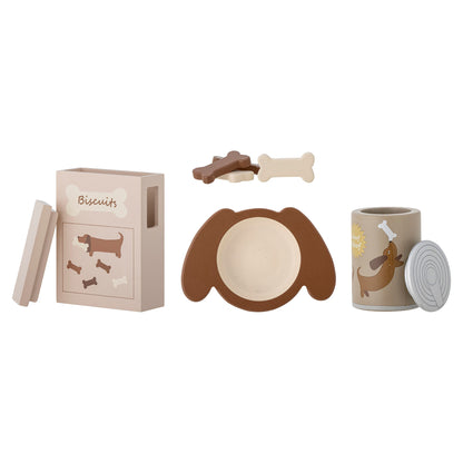 Bloomingville MINI Charlie Play Set, Food, Brown, FSC®100%, MDF