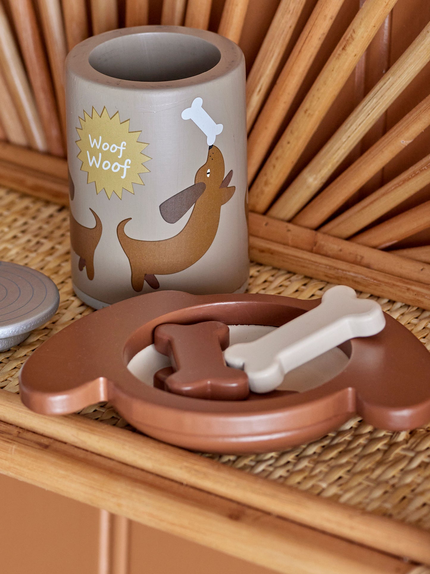 Bloomingville MINI Charlie Play Set, Food, Brown, FSC®100%, MDF