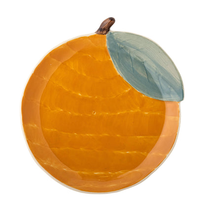 Bloomingville MINI Agnes Plate, Orange, Stoneware