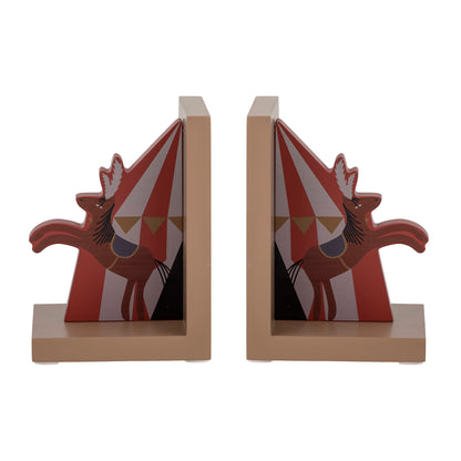 Bloomingville MINI Santos Bookend, Red, FSC®100%, MDF