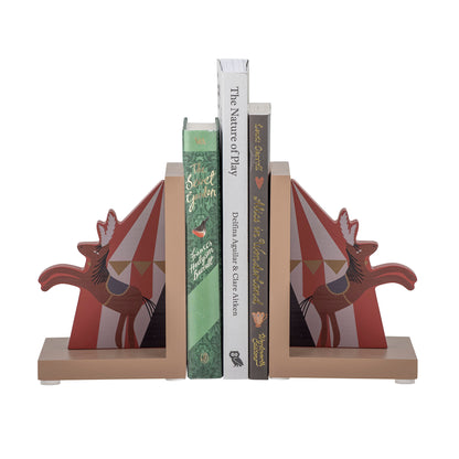 Bloomingville MINI Santos Bookend, Red, FSC®100%, MDF