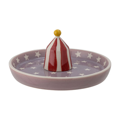 Bloomingville MINI Mylie Plate, Red, Stoneware