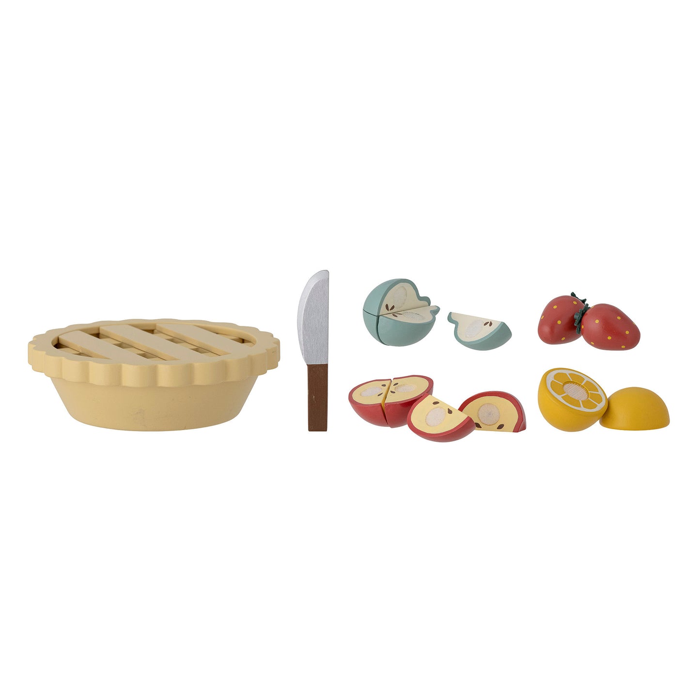 Bloomingville MINI Gabie Play Set, Food, Yellow, FSC®100%, Lotus