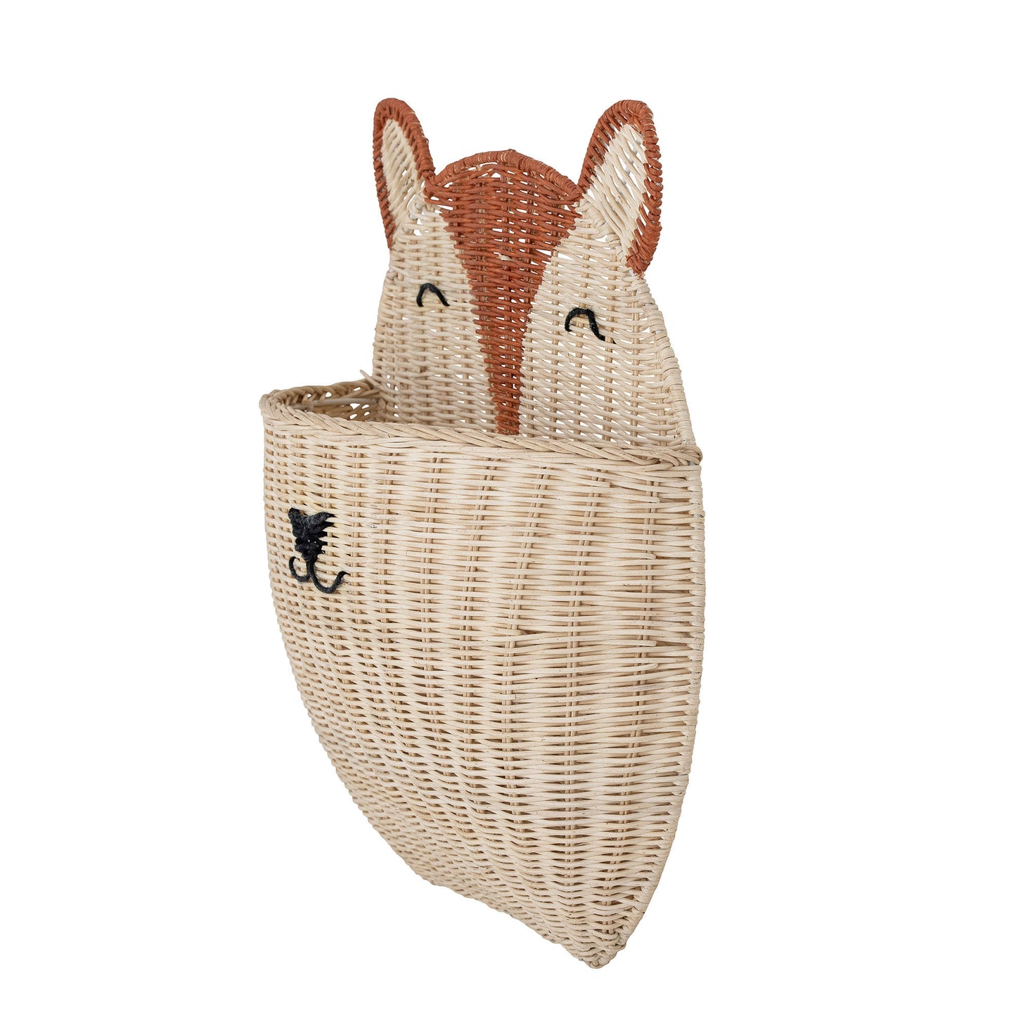 Bloomingville MINI Gerti Wall Basket, Nature, Rattan